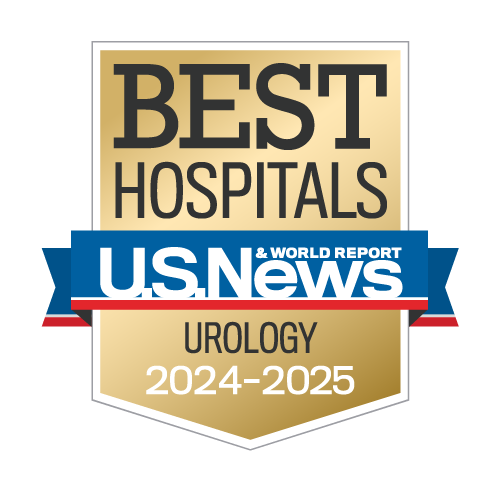 Badge for Best Hospitals for Urology 2024-2025