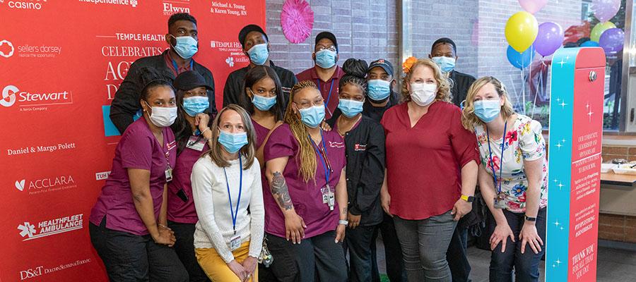 Temple Health staff at Nurses and Hospital Week