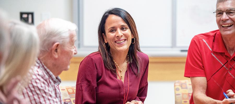 Patients attend support group