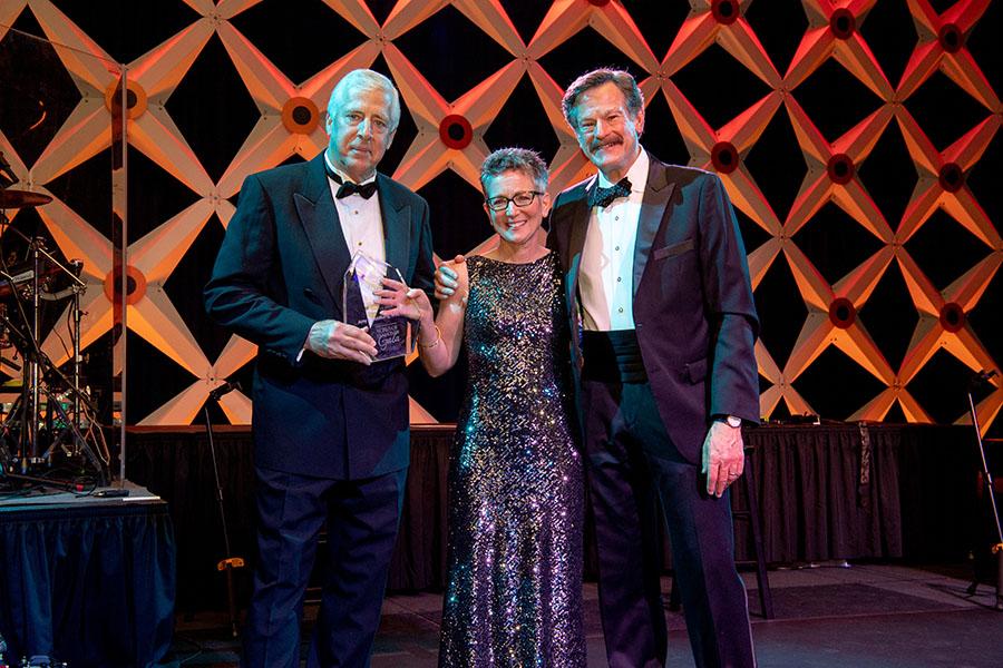 Dr. Amy Goldberg accepts Diamond award