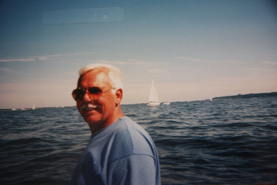 Ron Wescoe pictured on waterfront.