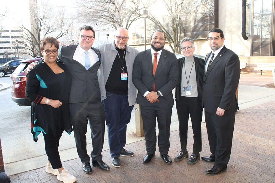 Greg Jackson and Rob Wilcox, Deputy Directors of the White House Office of Gun Violence Prevention were among the visitors to Temple Health campuses.