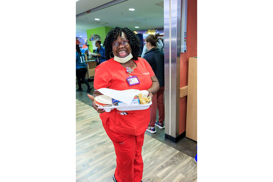 All smiles in a candid shot at TUH-Main.