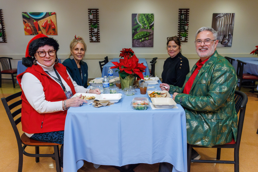 The team at Temple Health-Chestnut Hill Hospital was dressed to impress in their holiday best!