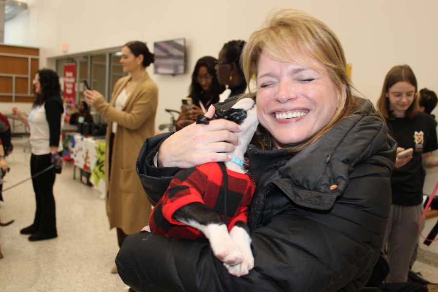 There’s nothing better than puppy kisses!