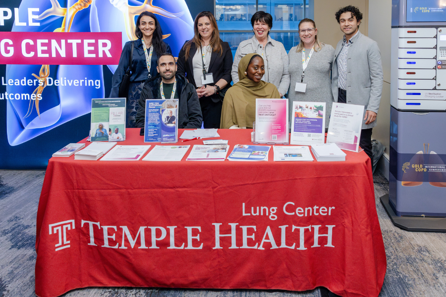 The Thoracic Medicine and Surgery Research Team at the 2024 GOLD International COPD Conference.