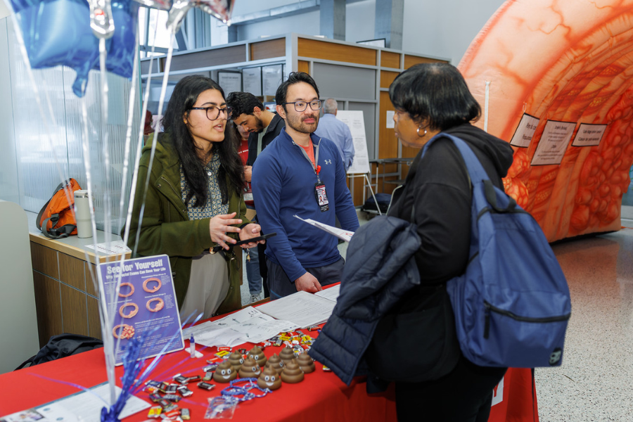 Our team members helped educate patients, staff, and community members about the importance of colorectal health.