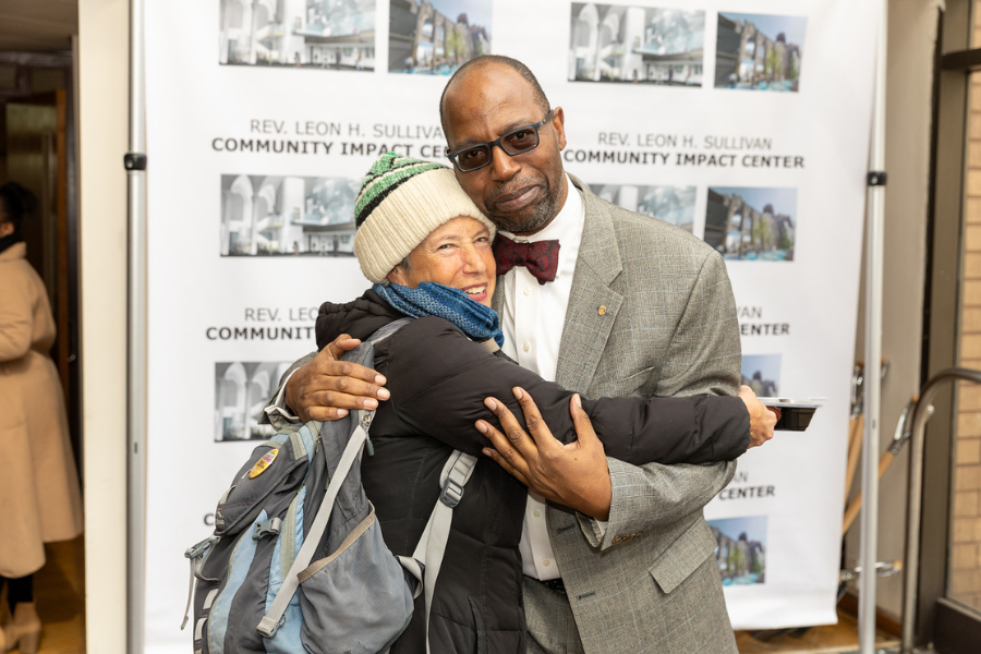 Reverend Major with Chrissy Kind, Board Member of Called to Serve.