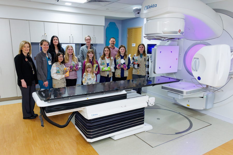 The Girl Scouts enjoyed a tour of Fox Chase Cancer Center at Temple University Hospital.