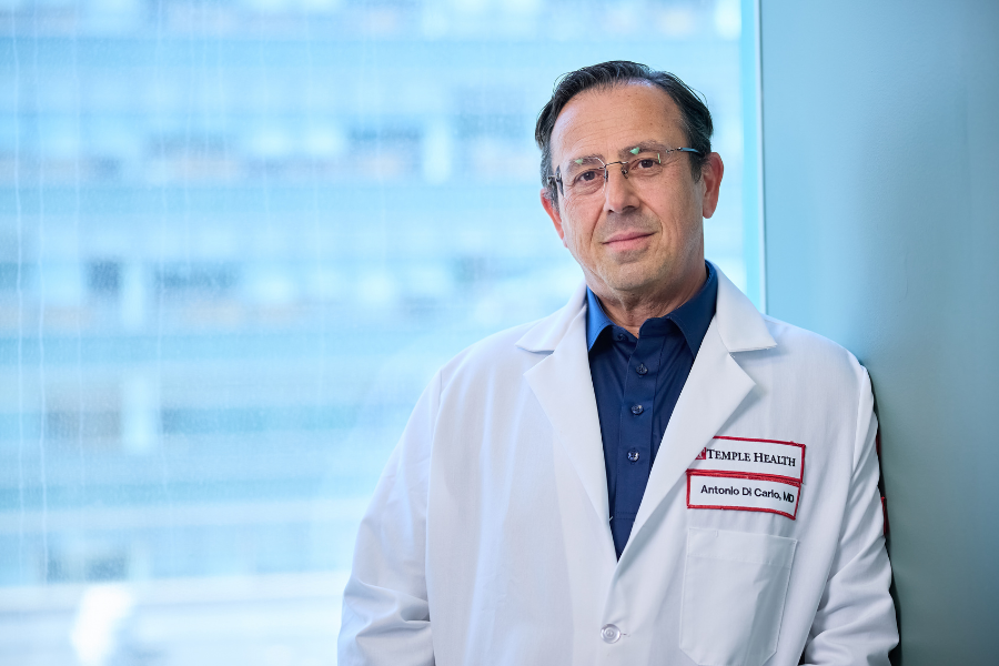 Dr. Antonio Di Carlo, Surgical Director of Kidney, Liver, and Pancreas Donation, and Living Donation at Temple University Hospital.