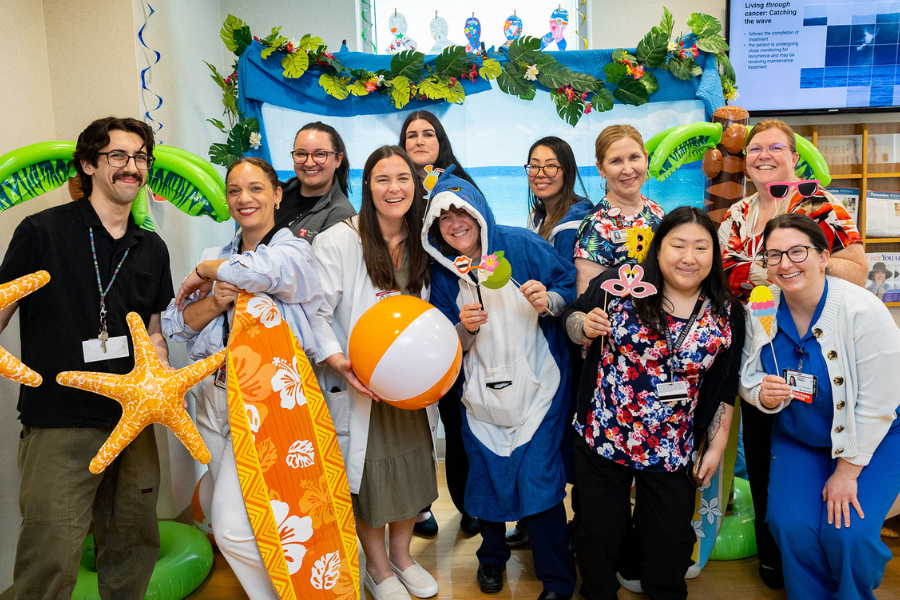 Team members and patients had a great time celebrating survivorship at this year’s event.