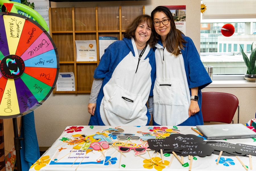 Team members and patients had a great time celebrating survivorship at this year’s event.