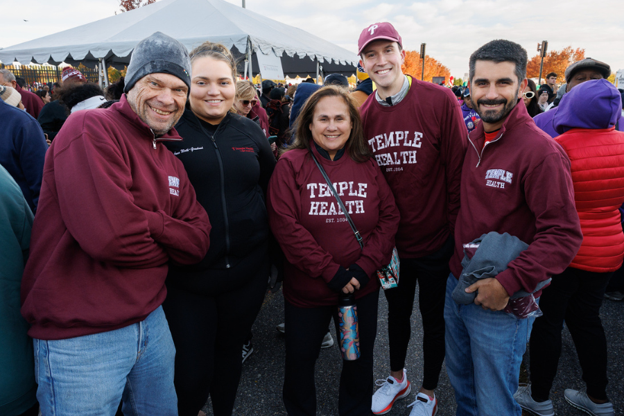 Temple Health team members at this year’s Heart Walk.