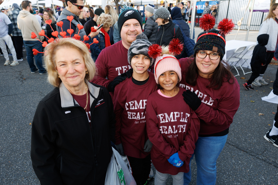 Temple Health team members at this year’s Heart Walk.