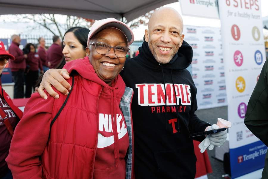 Temple Health team members at this year’s Heart Walk.