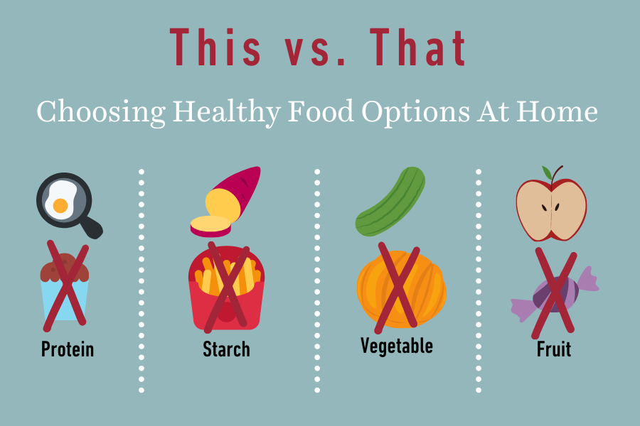 This vs That: Choosing healthy food options at home
