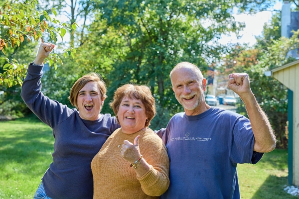 Sherry S. with her family