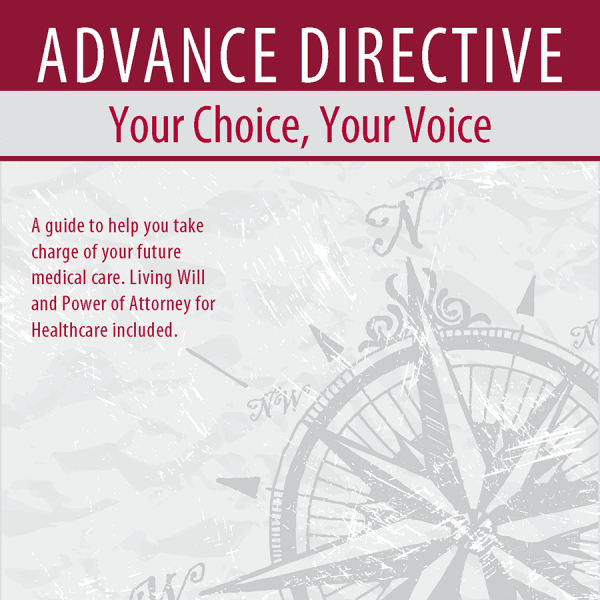 Advance Directive Booklet Cover (English)