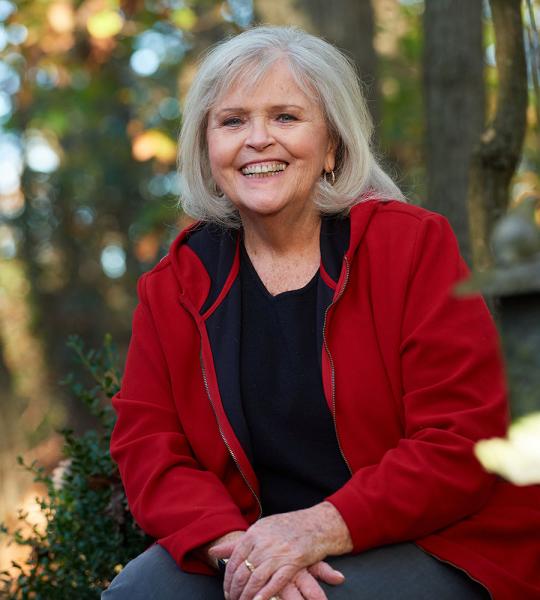 Joann enjoying outdoors