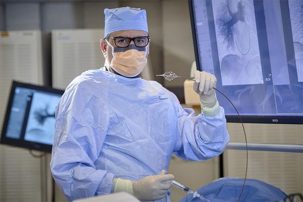 Dr Riyaz Bashir, co-inventor of the Bashir™ Endovascular Catheter