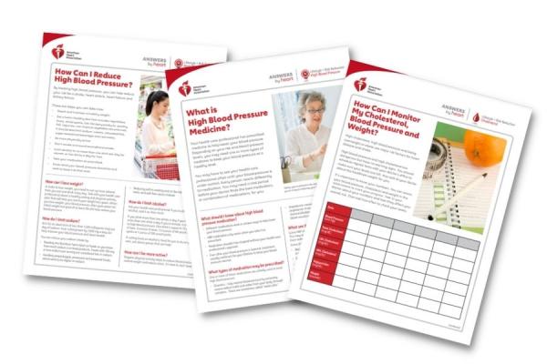 High blood pressure patient materials