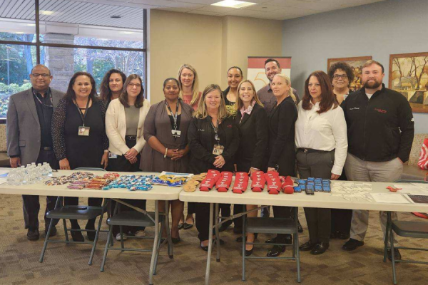 The Corporate Compliance team at Temple Health-Chestnut Hill Hospital during Corporate Compliance Awareness Month. 