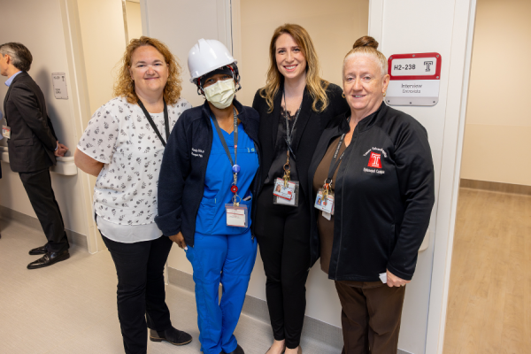 Episcopal team members celebrate the opening of the new Crisis Response Center.