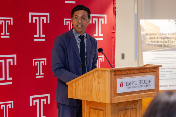 State Senator Nikil Saval told attendees, “The services that Episcopal brings to our community are a joy, and I’m proud to have them in my district.”