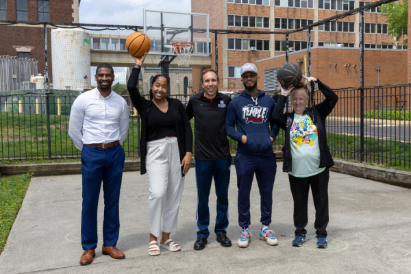 Episcopal team members during the campus’ Field Day.