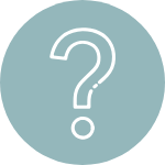 Blue question mark icon