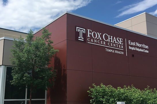 Exterior shot of Fox Chase Cancer Center East Norriton 