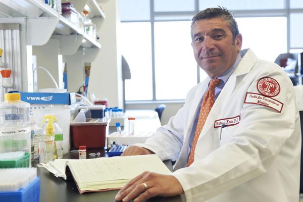 Walter J. Koch, PhD in his research lab