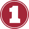 Red number 1