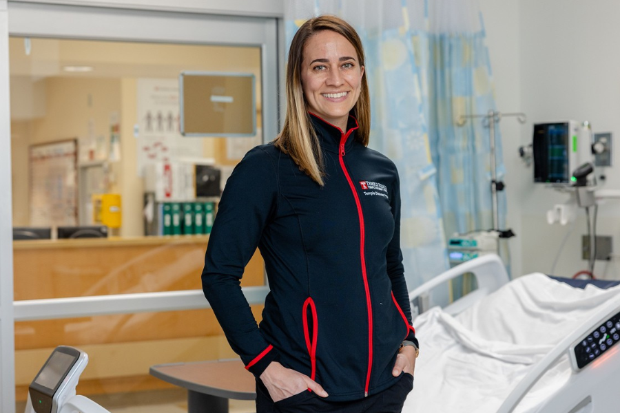 Temple Diabetes Program Manager Casey Dascher. 