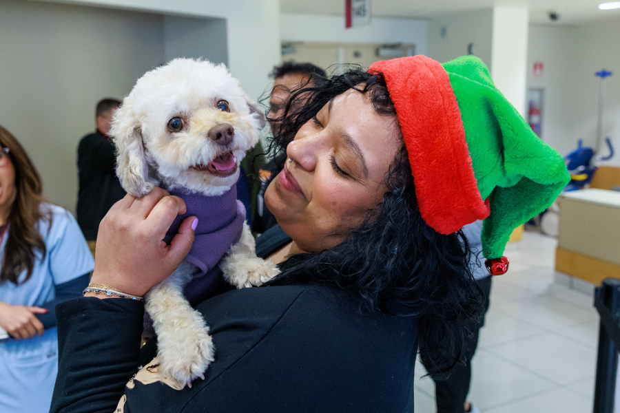 TUH-Main Campus employees loved meeting new furry friends!
