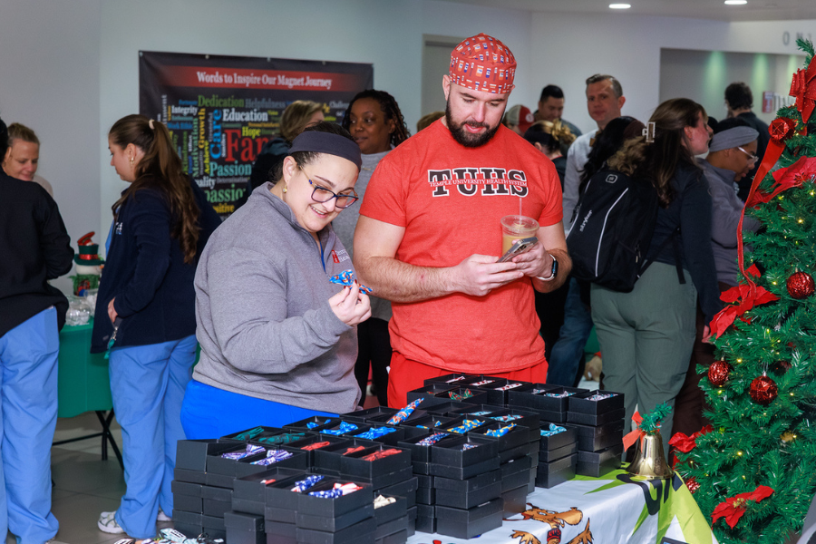 TUH-Main Campus employees loved meeting new furry friends!