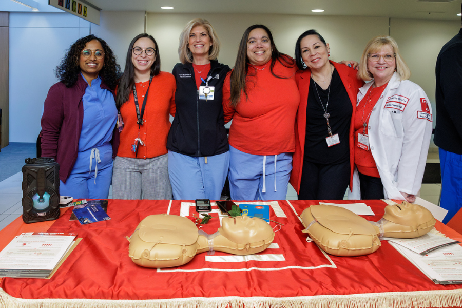 Temple Health team and community members enjoyed heart health activities during Heart Failure Awareness Education Day!