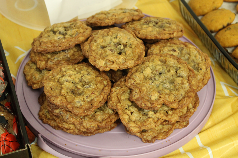 Snapshots from the March Madness Basketball Bracket Cookie Bake-Off.
