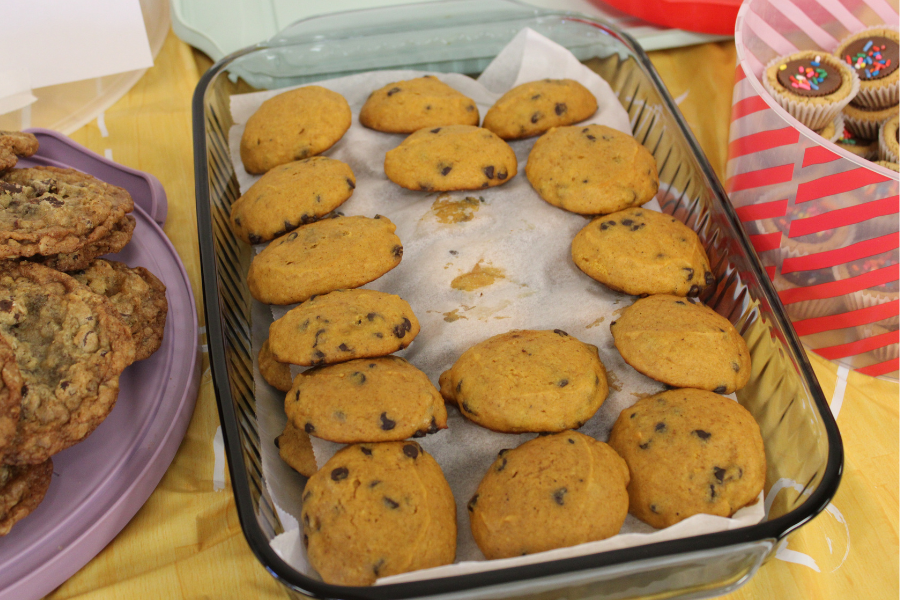 Snapshots from the March Madness Basketball Bracket Cookie Bake-Off.