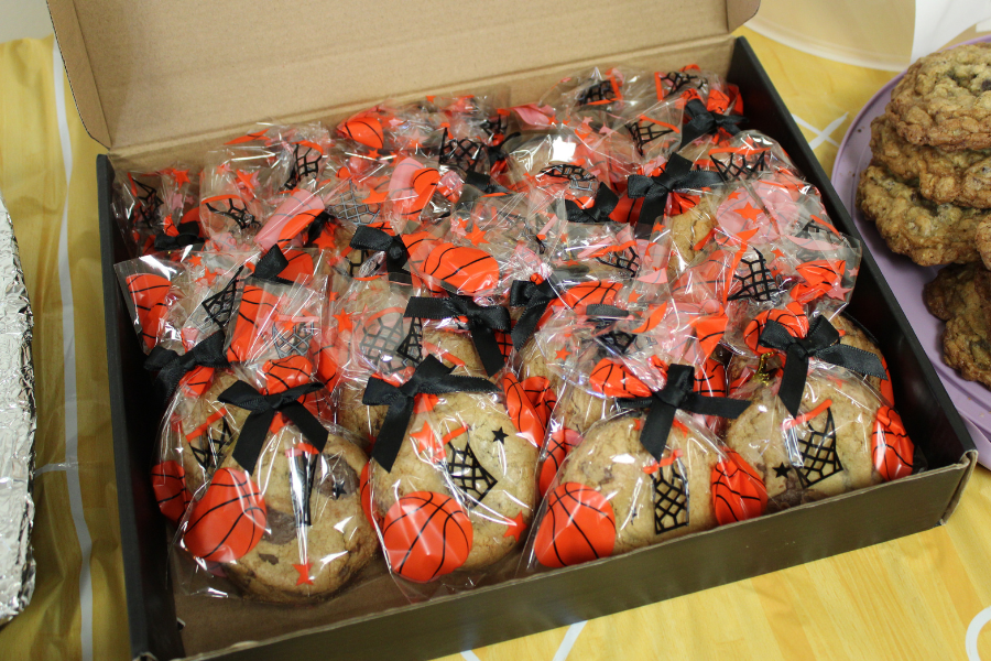 Snapshots from the March Madness Basketball Bracket Cookie Bake-Off.