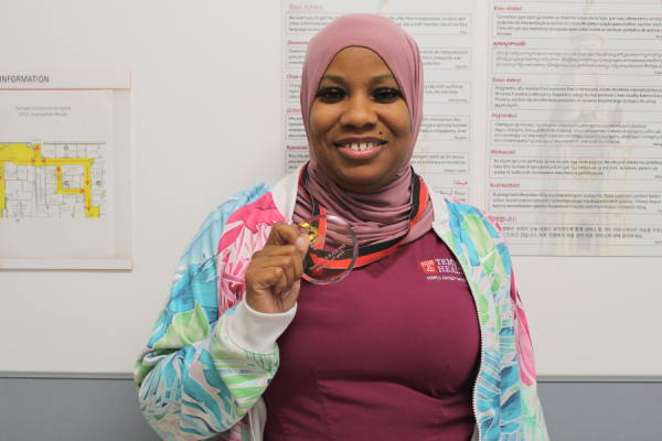 Dominique Newell, winner of the October 2025 TFP C.A.R.E.S. Award.