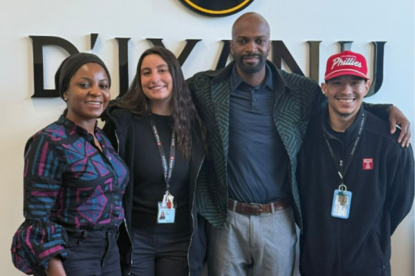 Elbaum and Berrios with D’iyanu’s founders