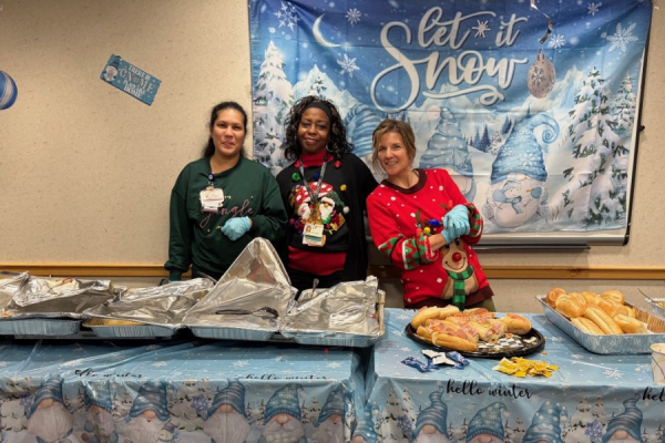 Temple Burn Center team members at the SOAR holiday party.