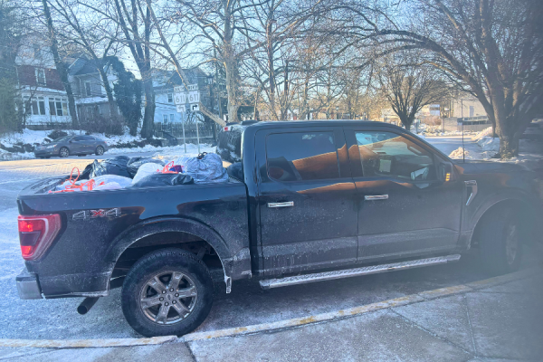 Lowry’s donation drive garnered so many donations that she had to make multiple trips to drop them off—and still has to schedule more!