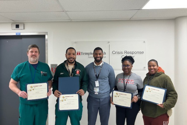 (From left) Cody Brown, Michael Lewis, Marcus Appolon, Daniela Valentine, and Amirh Lewis.